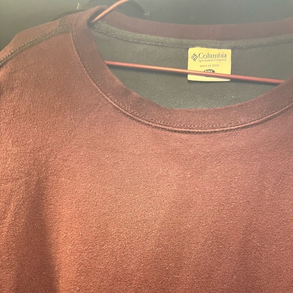 Columbia Crewneck Sweater Maroon 2XL - Picture 2 of 3